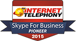 Image: CallCabinet receives 2015 Internet Telephony Skype for Business Pioneer Award